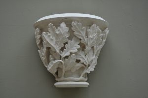Lavoux Fin French limestone carved capital by Fyfe Sands