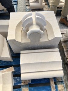 Lavoux a Grain French limestone for Canterbury Cathedral