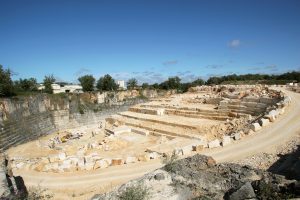 French Limestone quarry - Luget